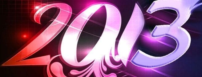 Graphic of 2013 in prominent numbers, highlighted by blue, pink, and purple lights, referencing Buy- and Sell-Side cyber risk.