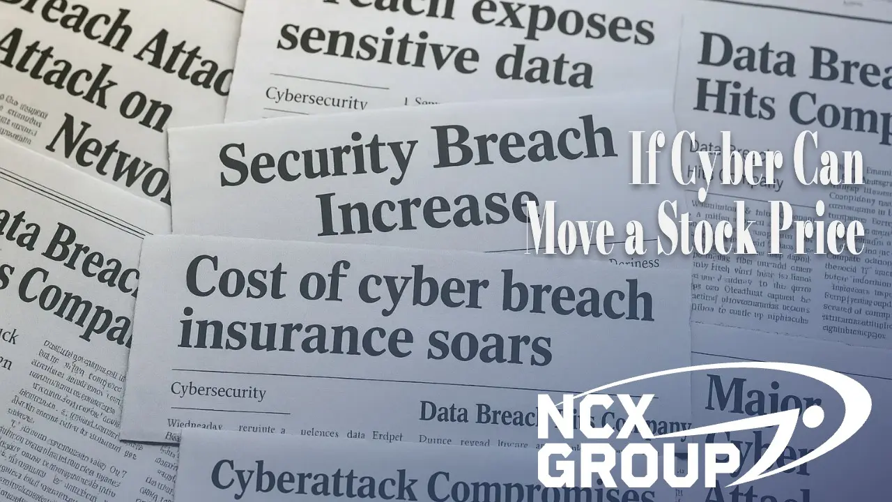If Cyber Can Move a Stock Price, It Can Move a Deal Price
